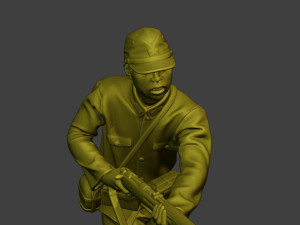 Japanese soldier ww2 Attack2 J2 Modelo de impresión 3D