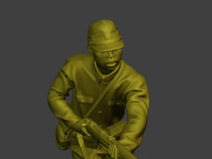 Japanese soldier ww2 Attack2 J2 3D Print Model