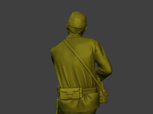 Japanese soldier ww2 Attack2 J2 3D Print Model