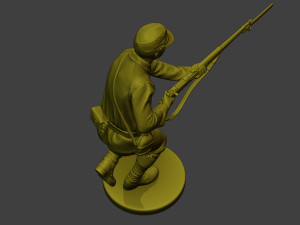 Japanese soldier ww2 Attack2 J2 Modelo de impresión 3D