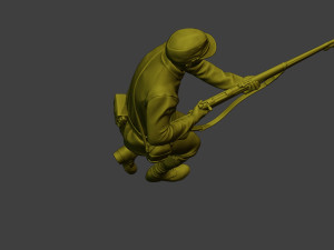 Japanese soldier ww2 Attack2 J2 Modelo de impresión 3D