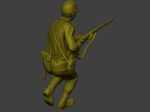 Japanese soldier ww2 Attack2 J2 Modelo de impresión 3D
