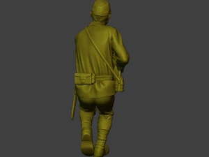 Japanese soldier ww2 Attack2 J2 3D Print Model