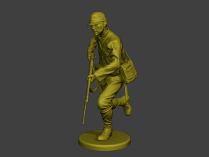 Japanese soldier ww2 Attack3 J2 3D-Druckmodell