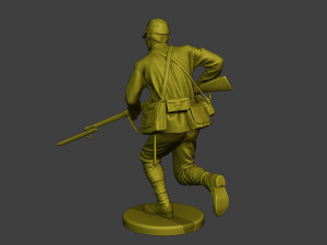 Japanese soldier ww2 Attack3 J2 3D-Druckmodell