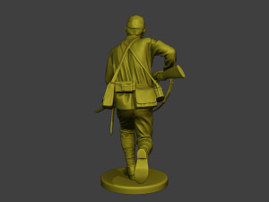 Japanese soldier ww2 Attack3 J2 3D-Druckmodell
