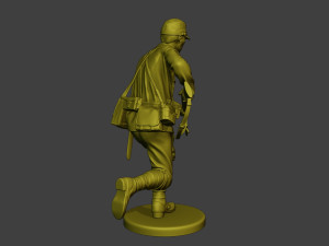 Japanese soldier ww2 Attack3 J2 3D-Druckmodell
