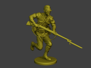 Japanese soldier ww2 Attack3 J2 3D-Druckmodell