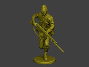 Japanese soldier ww2 Attack3 J2 3D Print Model