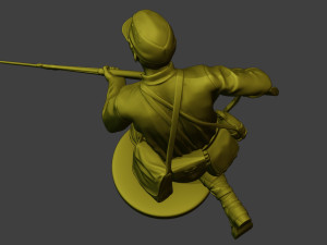 Japanese soldier ww2 Attack3 J2 3D-Druckmodell