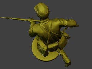 Japanese soldier ww2 Attack3 J2 3D Print Model