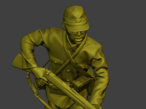 Japanese soldier ww2 Attack3 J2 3D-Druckmodell