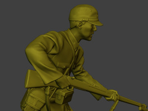 Japanese soldier ww2 Attack3 J2 3D-Druckmodell