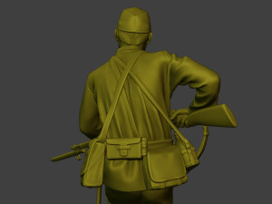 Japanese soldier ww2 Attack3 J2 3D-Druckmodell