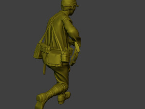 Japanese soldier ww2 Attack3 J2 3D-Druckmodell