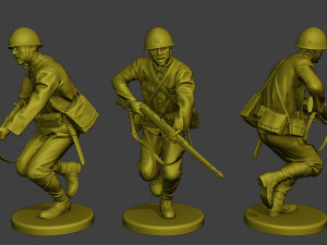 Japanese soldier ww2 Attack4 J2 Modelo de impresión 3D