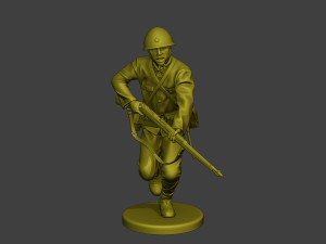Japanese soldier ww2 Attack4 J2 3D प्रिंट मॉडल