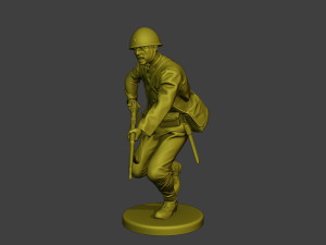 Japanese soldier ww2 Attack4 J2 3D प्रिंट मॉडल