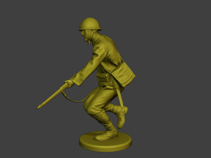 Japanese soldier ww2 Attack4 J2 3D प्रिंट मॉडल