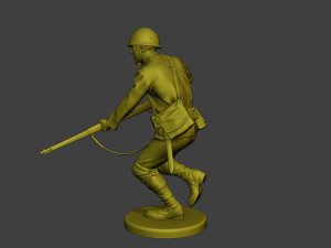 Japanese soldier ww2 Attack4 J2 3D प्रिंट मॉडल