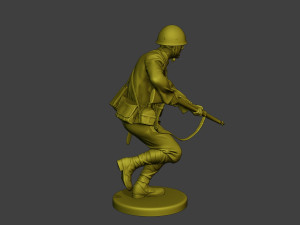 Japanese soldier ww2 Attack4 J2 3D प्रिंट मॉडल