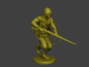 Japanese soldier ww2 Attack4 J2 3D प्रिंट मॉडल
