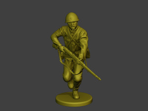 Japanese soldier ww2 Attack4 J2 3D प्रिंट मॉडल