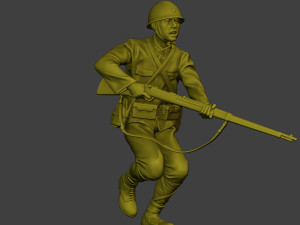 Japanese soldier ww2 Attack4 J2 3D प्रिंट मॉडल