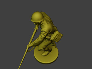 Japanese soldier ww2 Attack4 J2 3D प्रिंट मॉडल