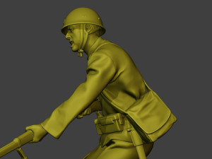 Japanese soldier ww2 Attack4 J2 3D प्रिंट मॉडल