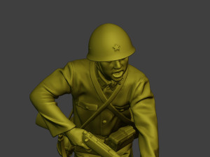 Japanese soldier ww2 Attack4 J2 3D प्रिंट मॉडल