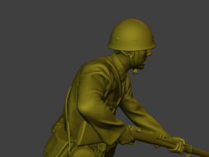 Japanese soldier ww2 Attack4 J2 3D प्रिंट मॉडल