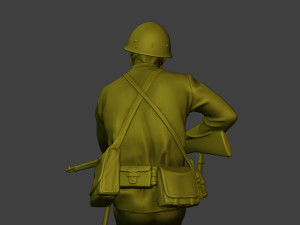 Japanese soldier ww2 Attack4 J2 3D प्रिंट मॉडल