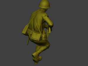 Japanese soldier ww2 Attack4 J2 3D प्रिंट मॉडल