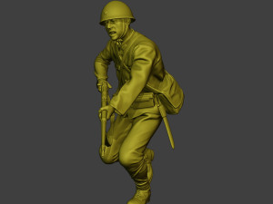 Japanese soldier ww2 Attack4 J2 3D प्रिंट मॉडल