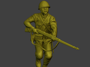 Japanese soldier ww2 Attack4 J2 3D प्रिंट मॉडल