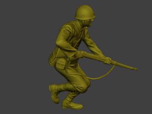 Japanese soldier ww2 Attack4 J2 3D प्रिंट मॉडल