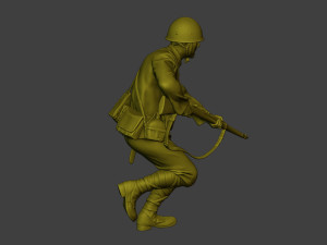 Japanese soldier ww2 Attack4 J2 3D प्रिंट मॉडल