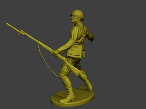Japanese soldier ww2 Grenade J2 3D Print Model