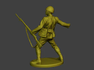 Japanese soldier ww2 Grenade J2 3D Print Model