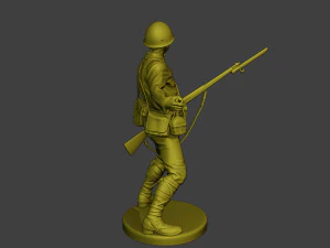 Japanese soldier ww2 Grenade J2 3D Print Model