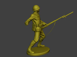 Japanese soldier ww2 Grenade J2 3D Print Model