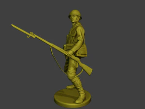 Japanese soldier ww2 Grenade J2 3D Print Model