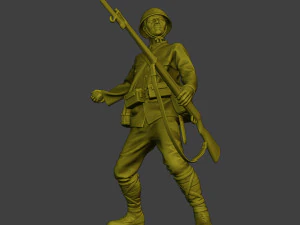 Japanese soldier ww2 Grenade J2 3D Print Model