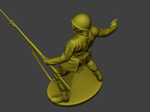 Japanese soldier ww2 Grenade J2 3D Baskı Modeli