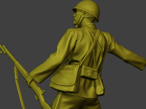 Japanese soldier ww2 Grenade J2 3D Print Model