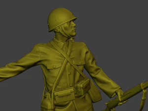 Japanese soldier ww2 Grenade J2 3D Print Model