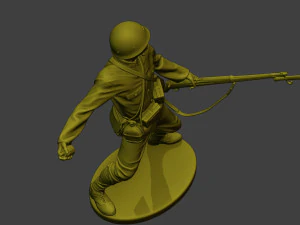 Japanese soldier ww2 Grenade J2 3D Print Model
