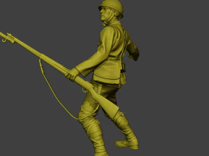 Japanese soldier ww2 Grenade J2 3D Print Model