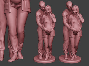 Couple in love 3D Baskı Modeli